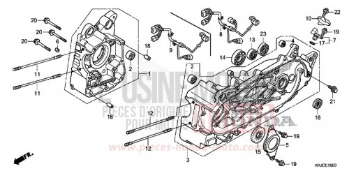 CARTER MOTEUR FES125AC de 2012